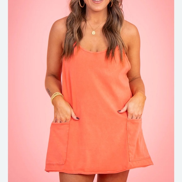 Coral FP mini dress runsie - Picture 1 of 6